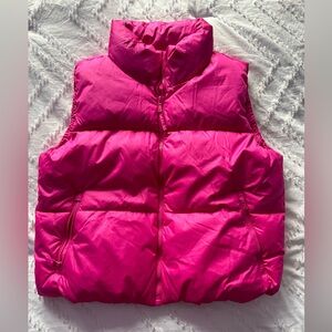 Hot pink vest